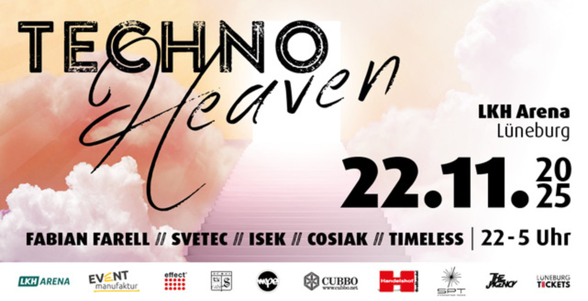 Tickets Techno Heaven, in Lüneburg