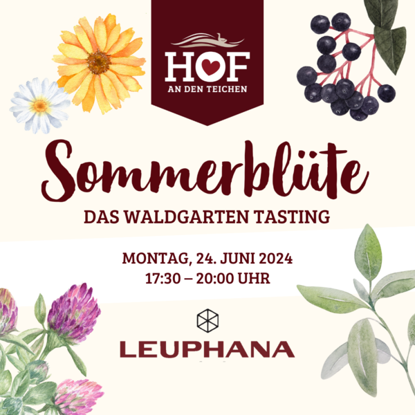 Waldgartenführung // DAS WALDGARTEN TASTING SOMMERBLÜTE